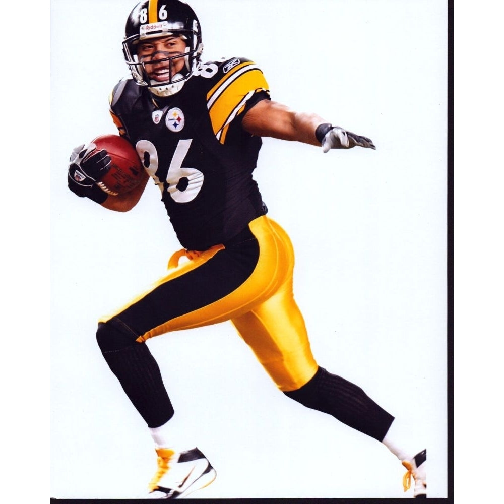 Hines Ward Running With Football Photo Print - Item MVM02617 Image 1