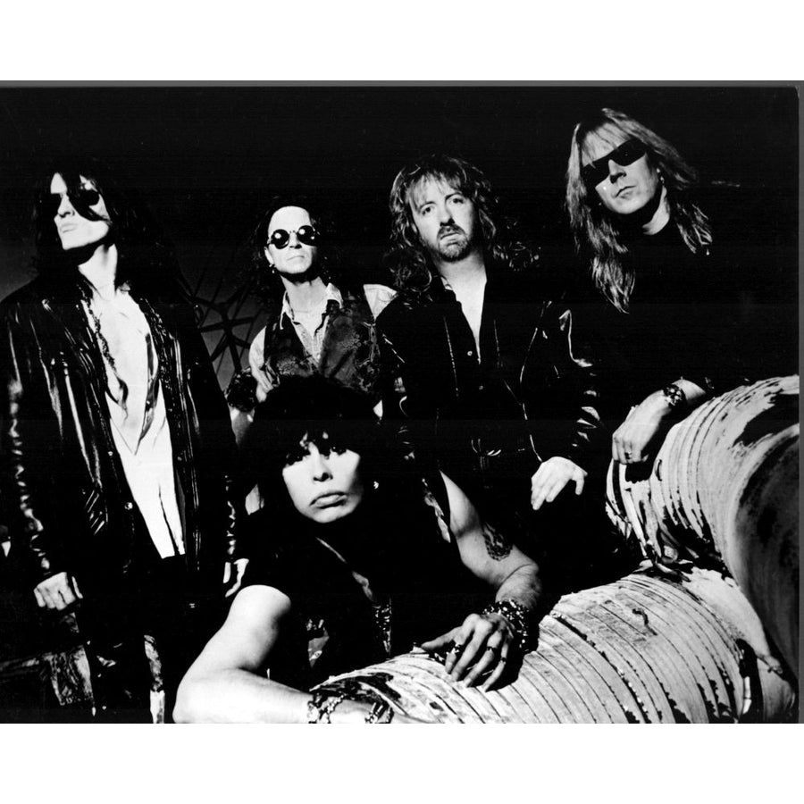 Aerosmith Group Shot Black And White Photo Print - Item MVM02750 Image 1