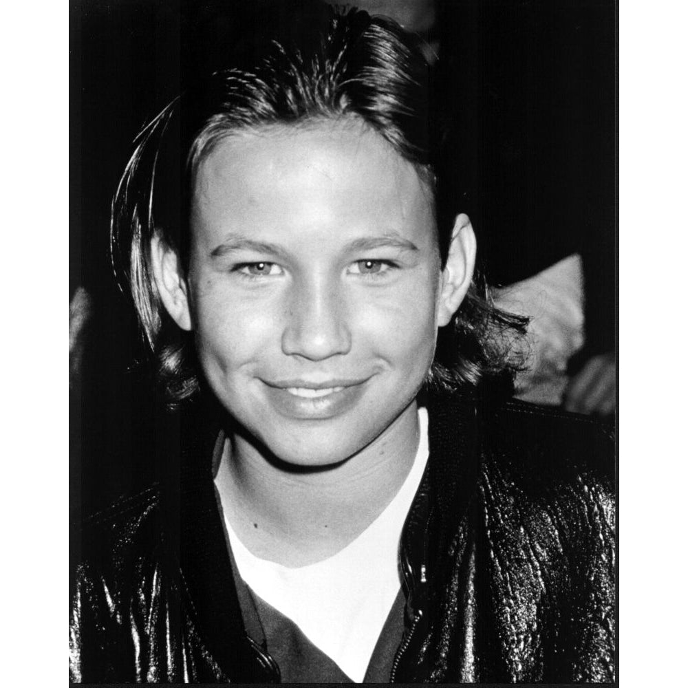 Jonathan Taylor Thomas In Leather Jacket Black And White Photo Print - Item MVM00616 Image 1