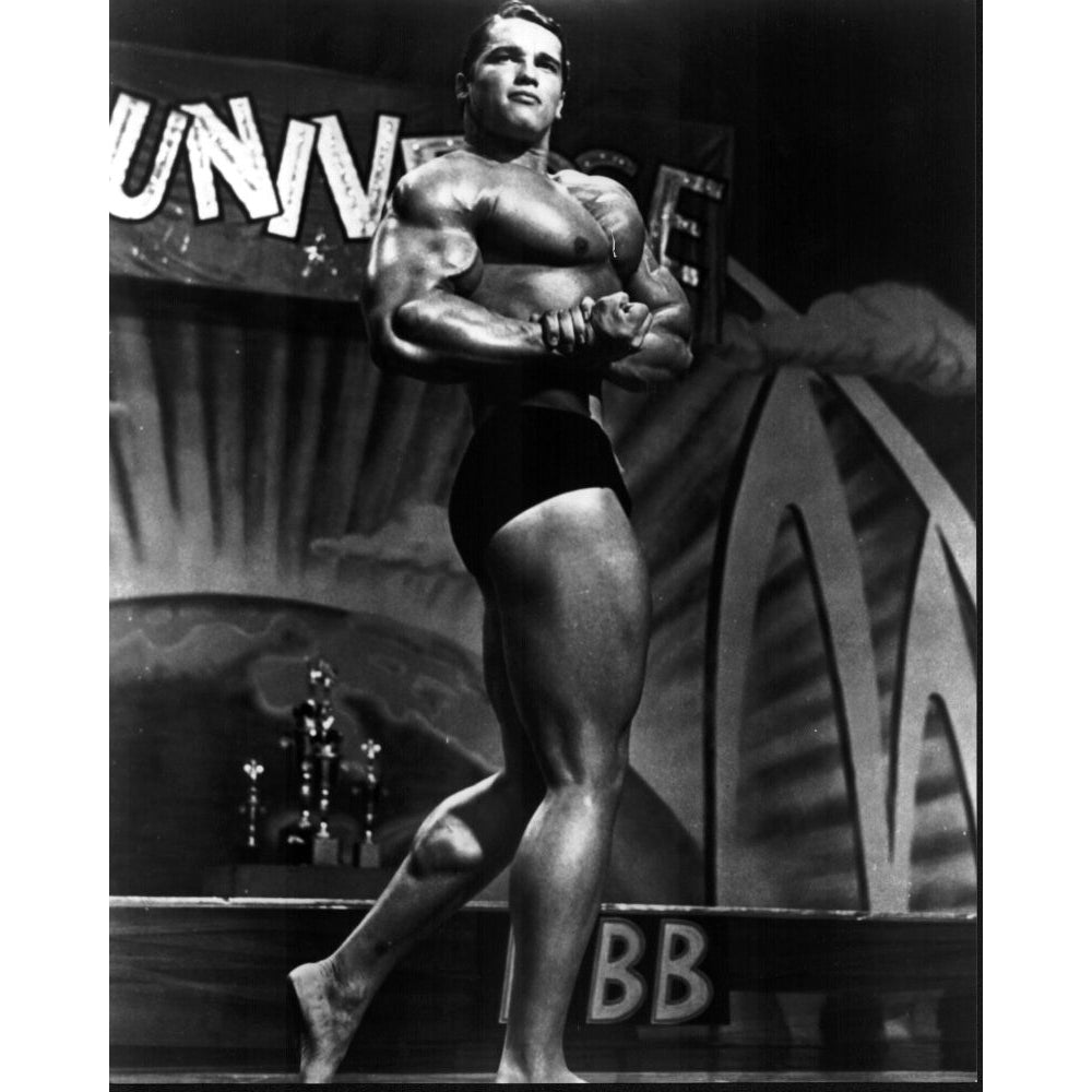 Arnold Schwarzenegger In Bodybuilder Championship Photo Print - Item MVM00611 Image 1