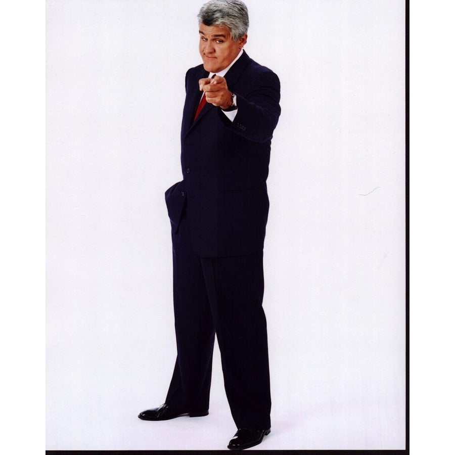 Jay Leno Pointing In Navy Suit Photo Print - Item MVM00730 Image 1