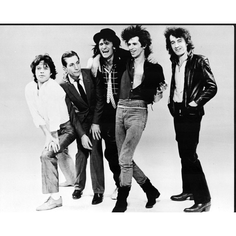 The Rolling Stones Group Black And White Photo Print - Item MVM00704 Image 1