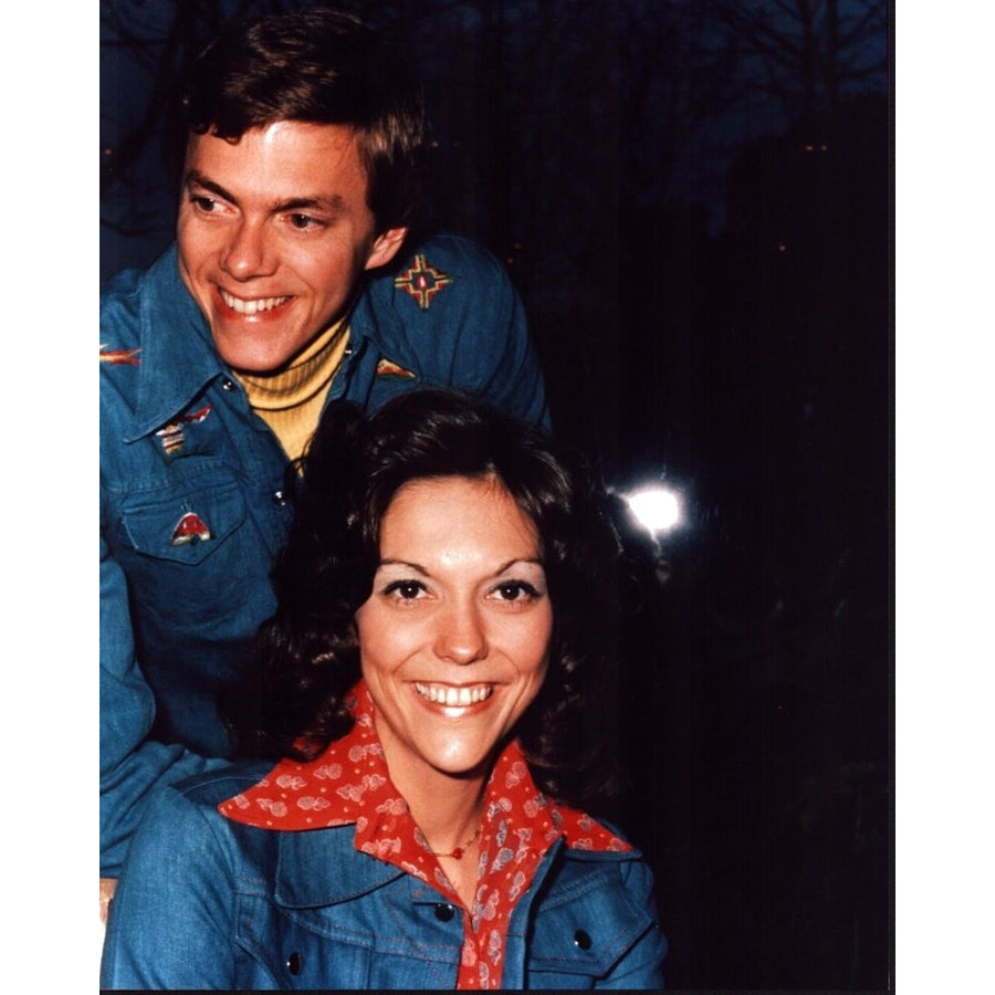 Richard And Karen Carpenter In Matching Denim Jackets Photo Print - Item MVM00699 Image 1