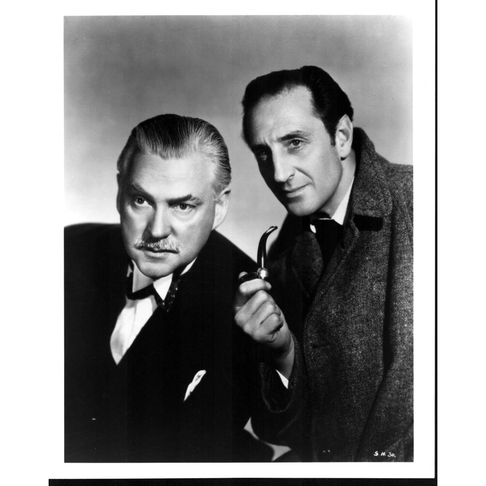 Nigel Bruce And Basil Rathbone For Sherlock Holmes Photo Print - Item MVM00906 Image 1