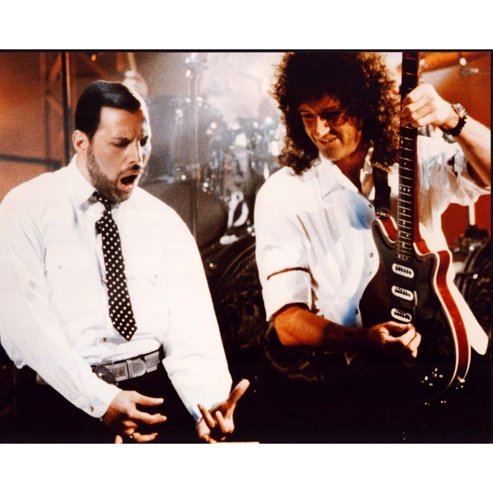 Freddie Mercury And Brian May Performing On Stage Photo Print - Item MVM01620 Image 1