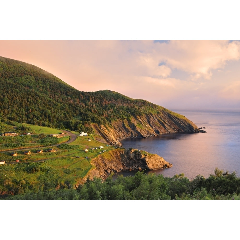 Canada Nova Scotia Meat Cove. Sunset on Cape Breton Island. Poster Print by Jaynes Gallery Image 1