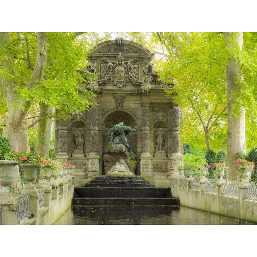 Jardin Du Luxembourg and Fountaine de LObservatoire Poster Print by Sylvia Gulin Image 1