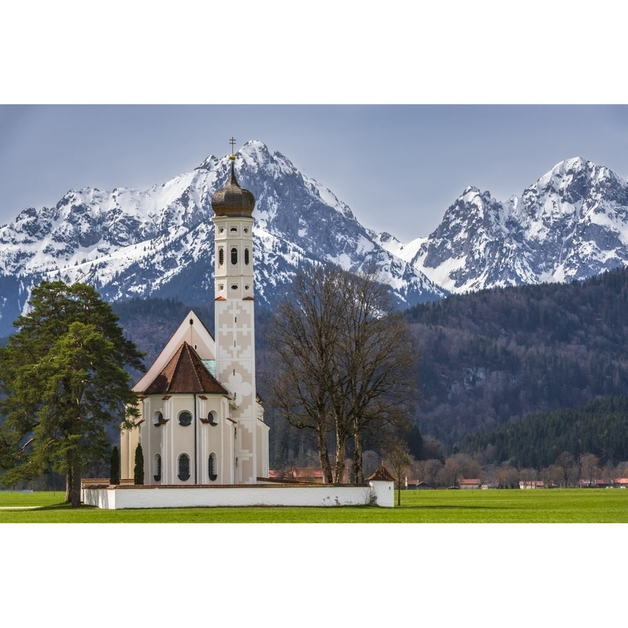 Wies Church or Wieskirche on the Romantic Road in Bavaria Germany Poster Print by Sheila Haddad Image 1