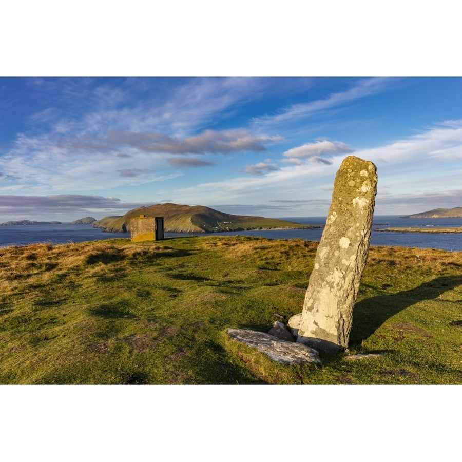 Devils Horn and the Blasket Islands from Dunmore Head on the Dingle Peninsula Ireland Poster Print by Chuck Haney Image 1