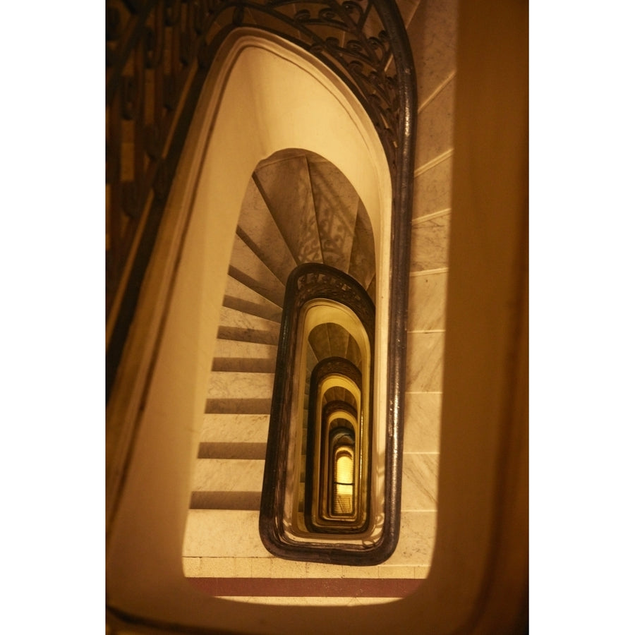 Stairwell Palacio Barolo Buenos Aires Argentina Poster Print by David Wall Image 1