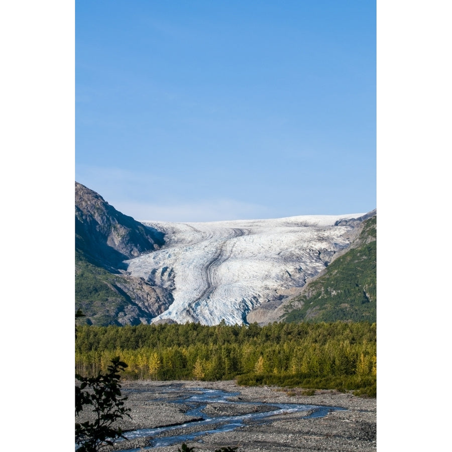 Exit Glacier Kenai Fjords National Park Alaska USA. Poster Print by Michael DeFreitas Image 1