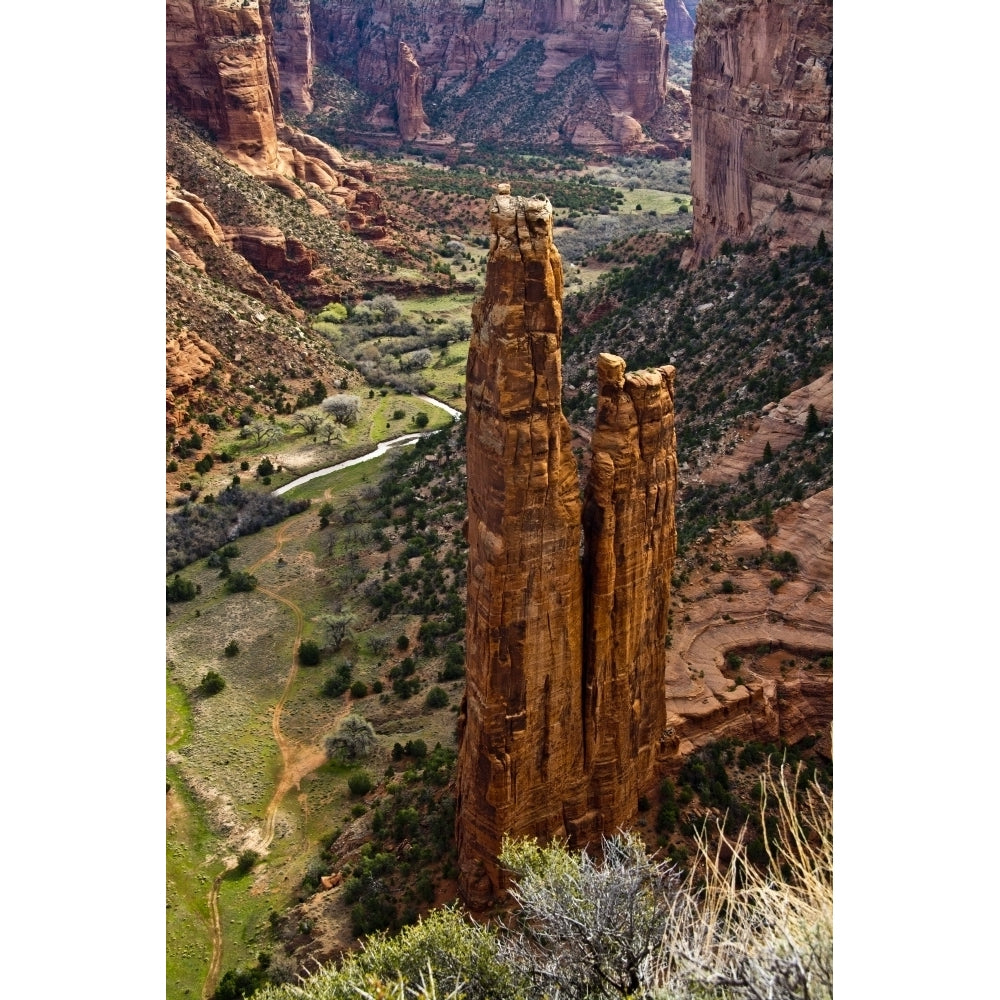 Spider Rock Canyon de Chelly Chinle Arizona USA Poster Print by Michel Hersen Image 1