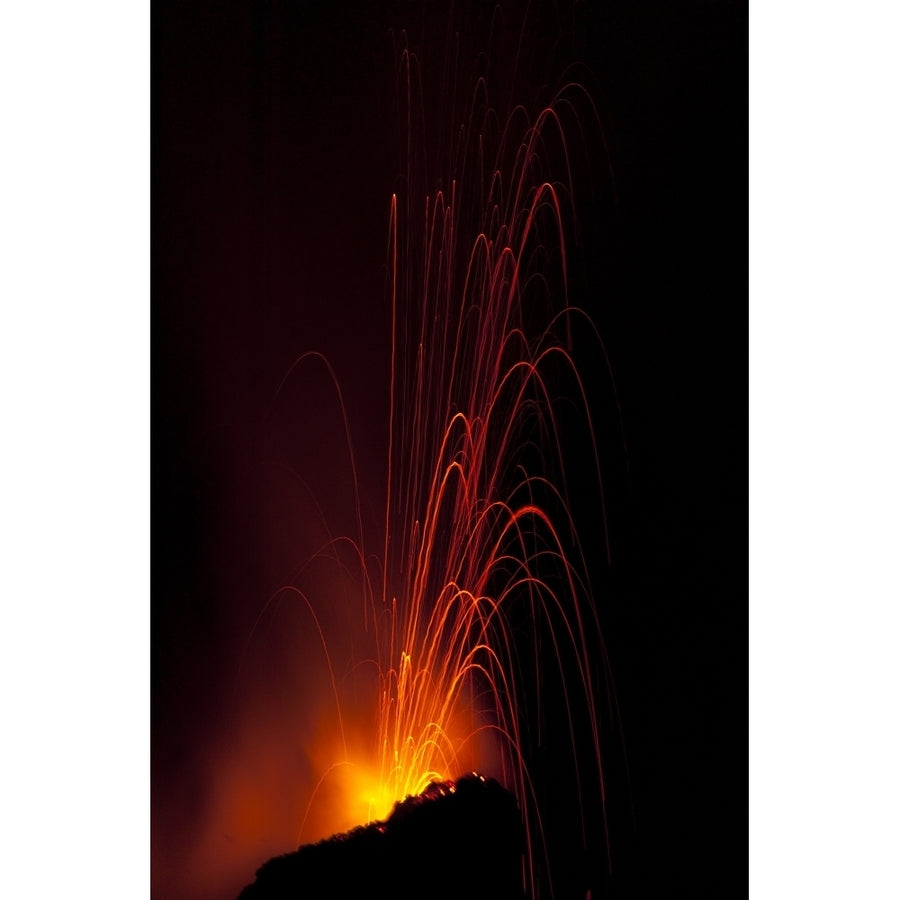 Puu Oo Vent Hawaii Volcanoes National Park Big Island Hawaii Poster Print by Stuart Westmorland Image 1