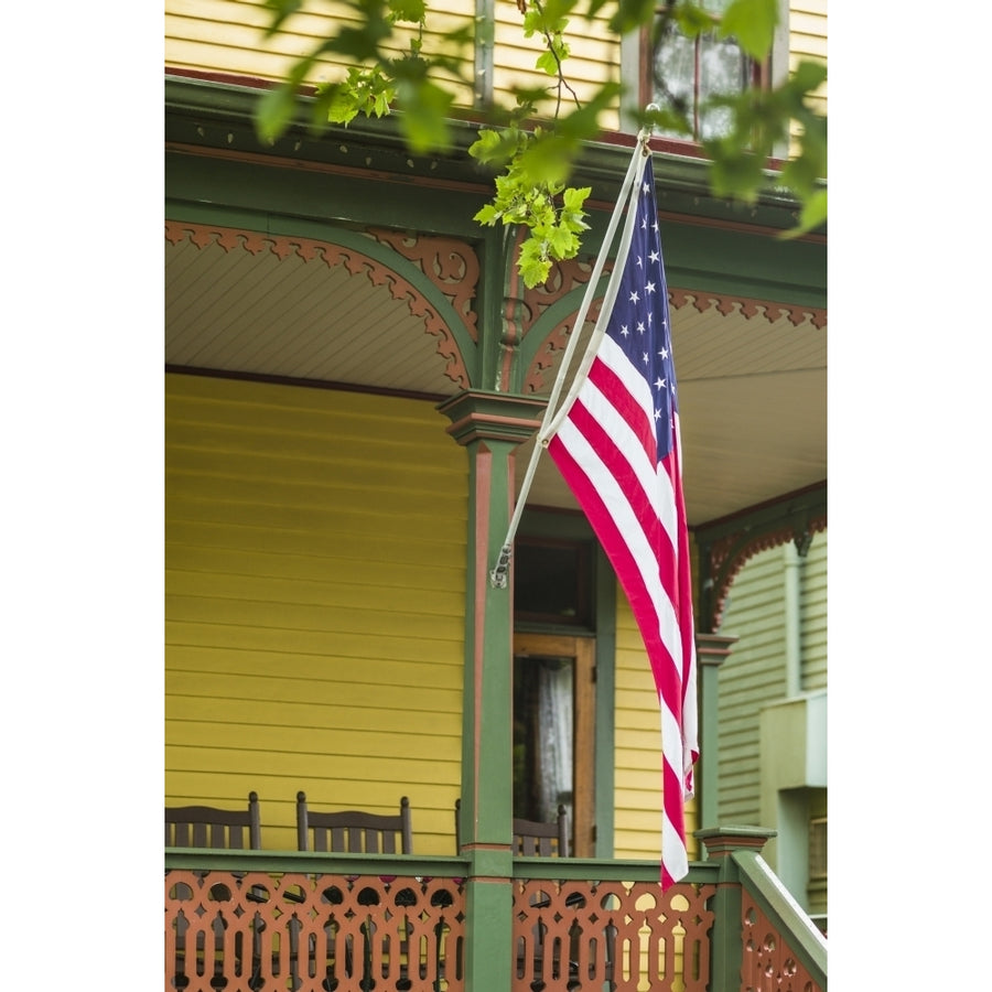 USA Jersey Cape May. Victorian house detail. Poster Print by Walter Bibikow Image 1