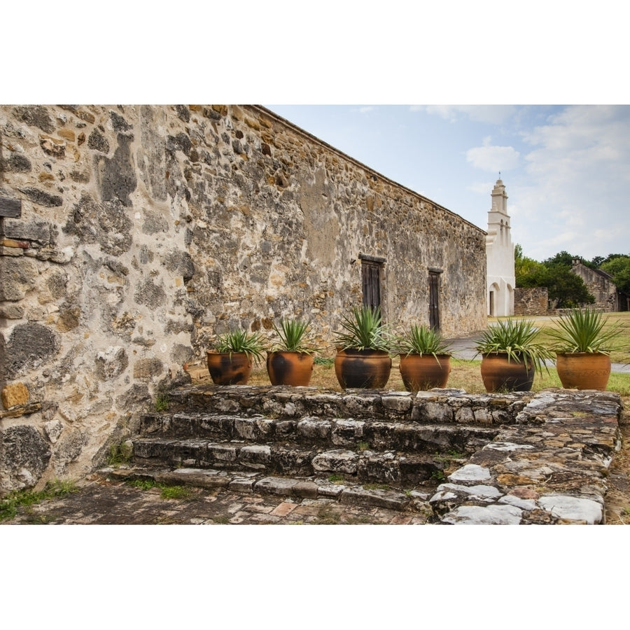 Mission San Juan Capistrano on the San Antonio Missions Trail. Poster Print by Larry Ditto Image 1