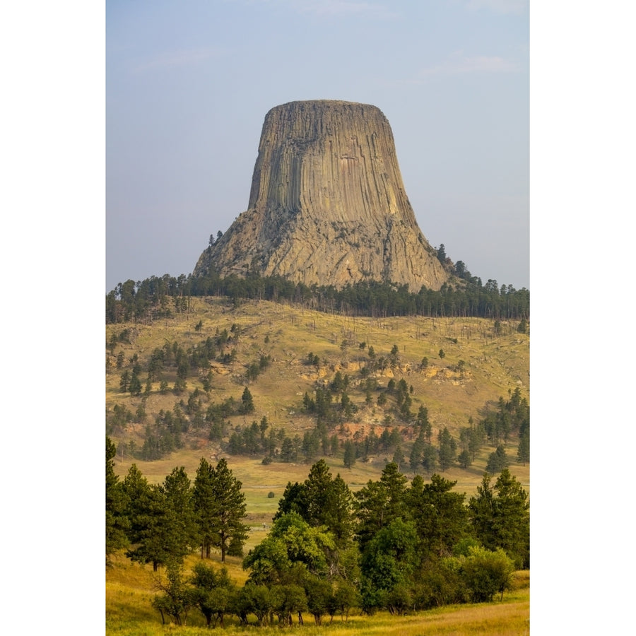 USA Wyoming Devils Tower National Park. Devils Tower landscape. Poster Print by Jaynes Gallery Image 1