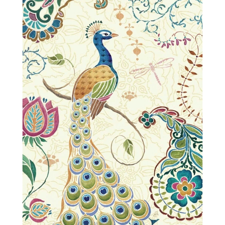 Peacock Fantasy II Poster Print by Daphne Brissonnet Image 1