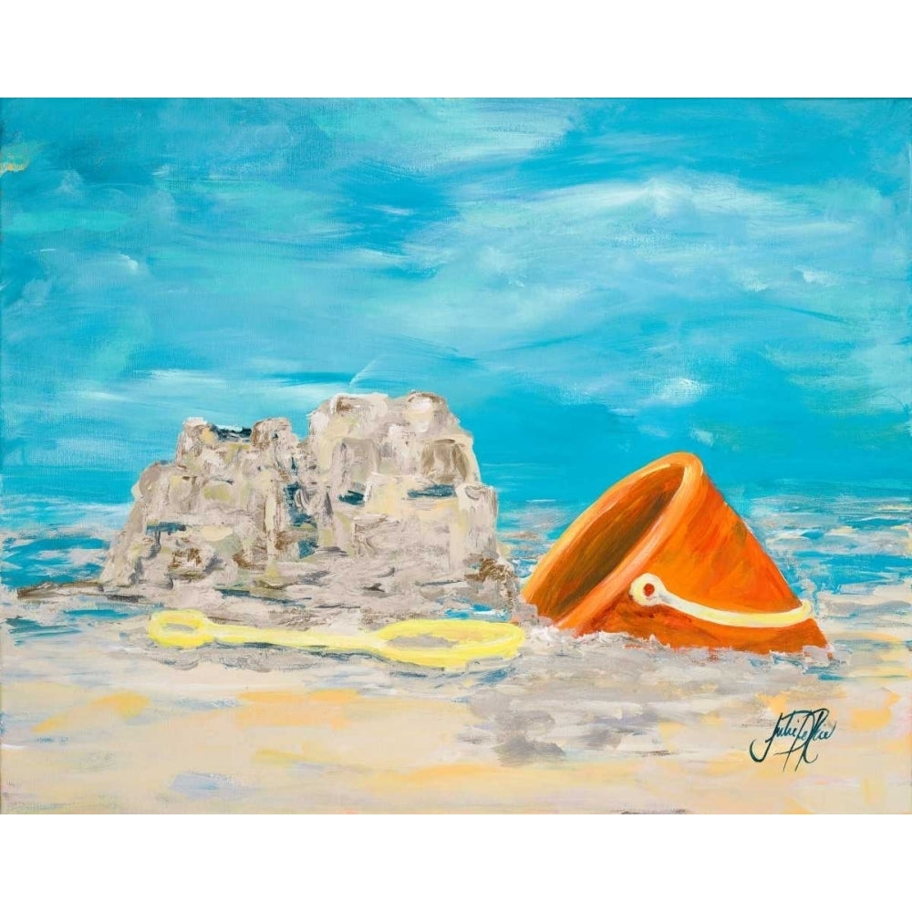 Sandcastles I Poster Print by Julie DeRice Image 1