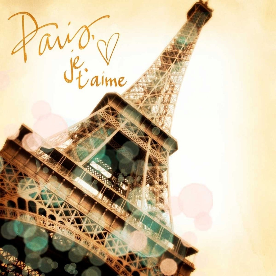 Paris Je taime Poster Print by Emily Navas Image 1