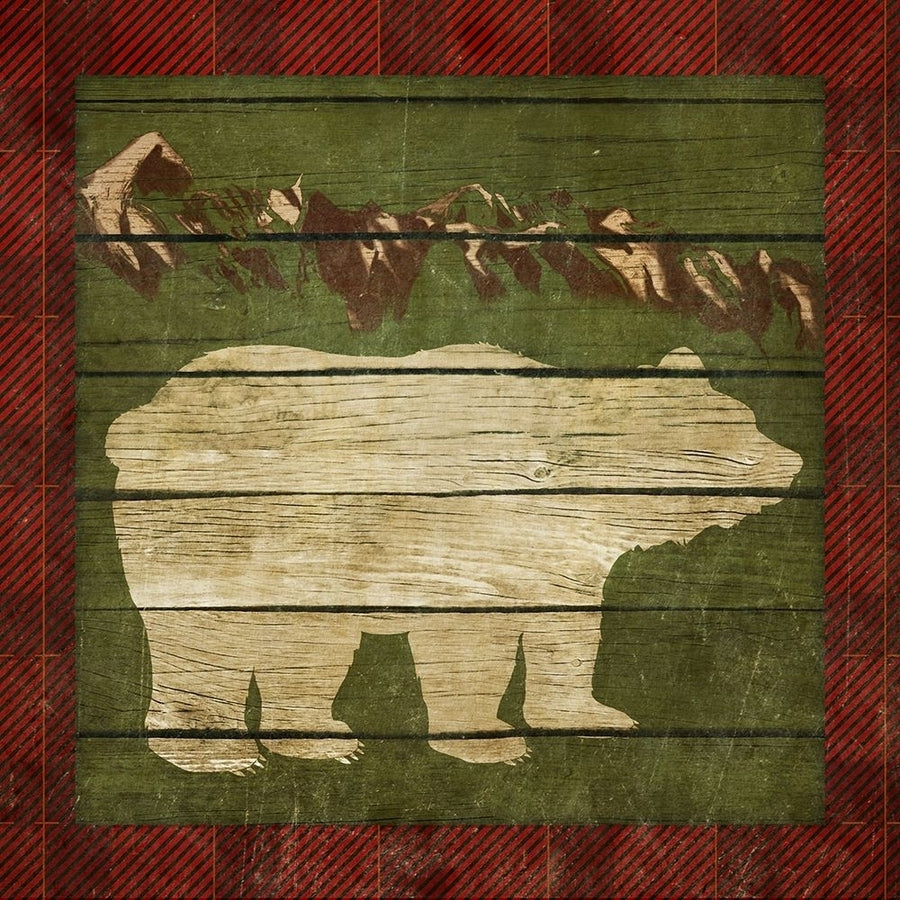 Rustic Nature on Plaid I Poster Print by Andi Metz Image 1