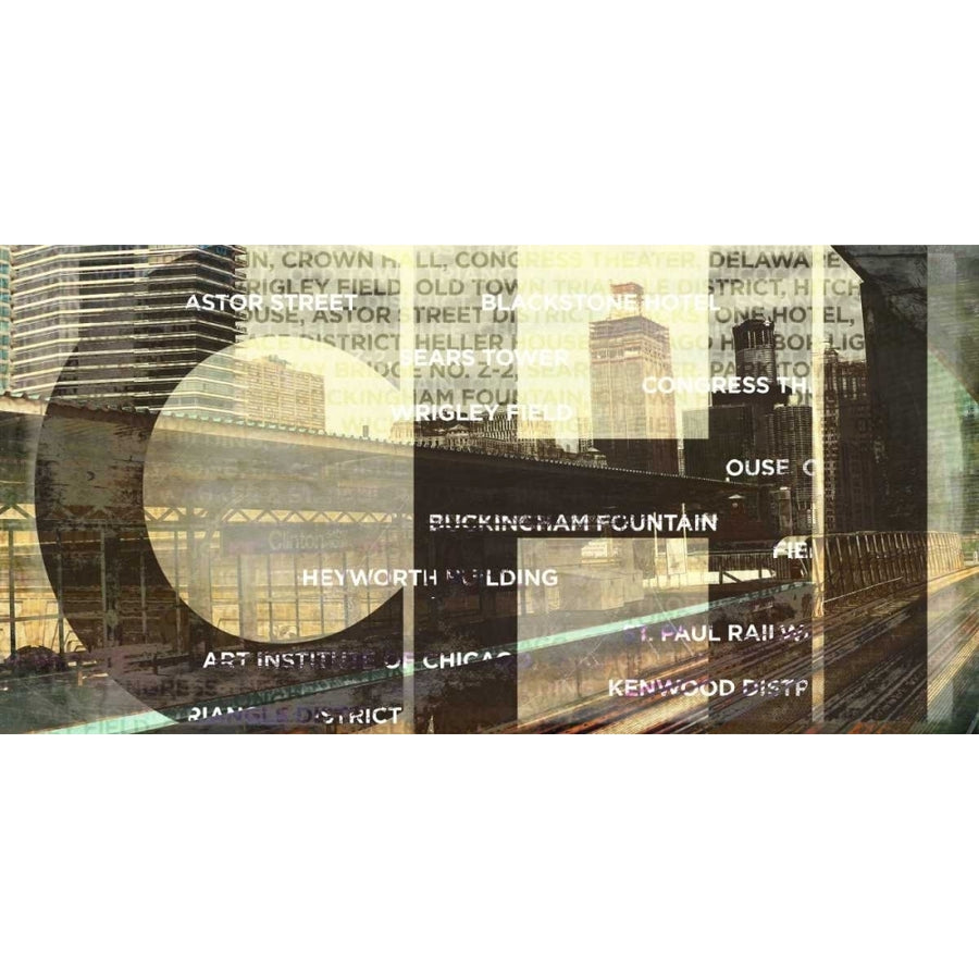 Chicago Train Station Poster Print by Gail Peck Image 1