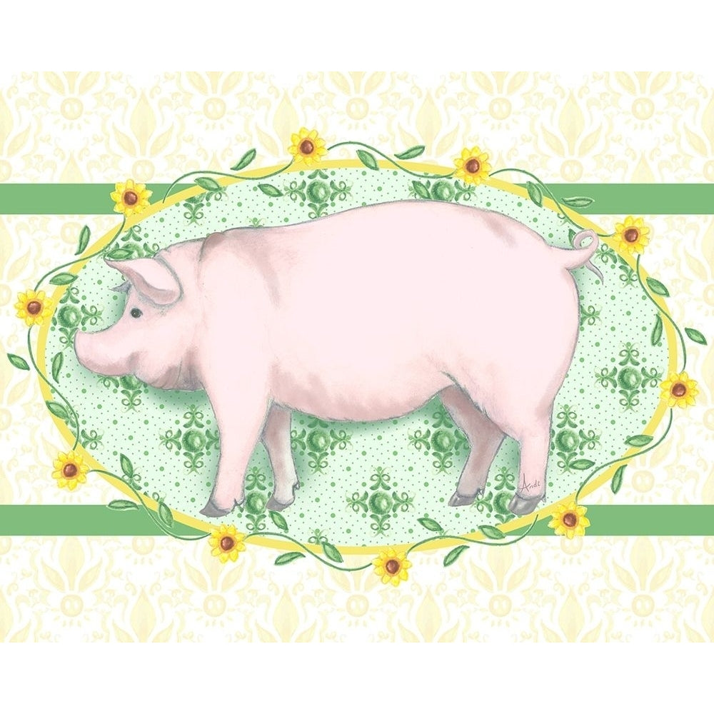 Piggy Wiggy I Poster Print by Andi Metz Image 1