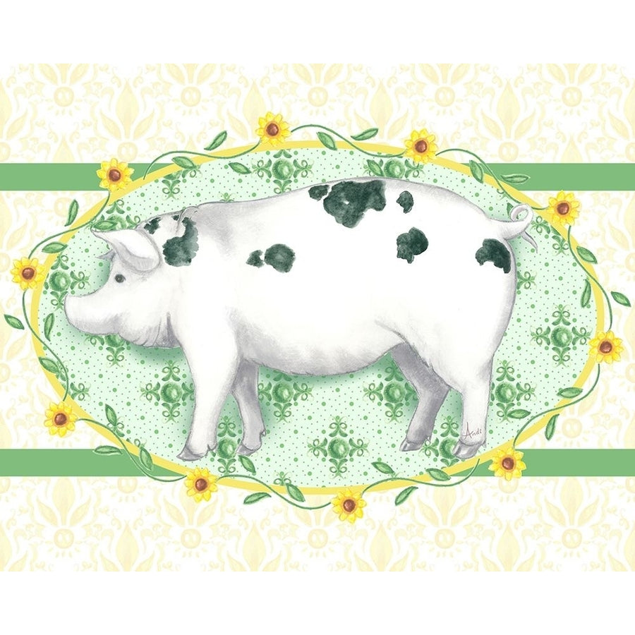 Piggy Wiggy III Poster Print by Andi Metz Image 1