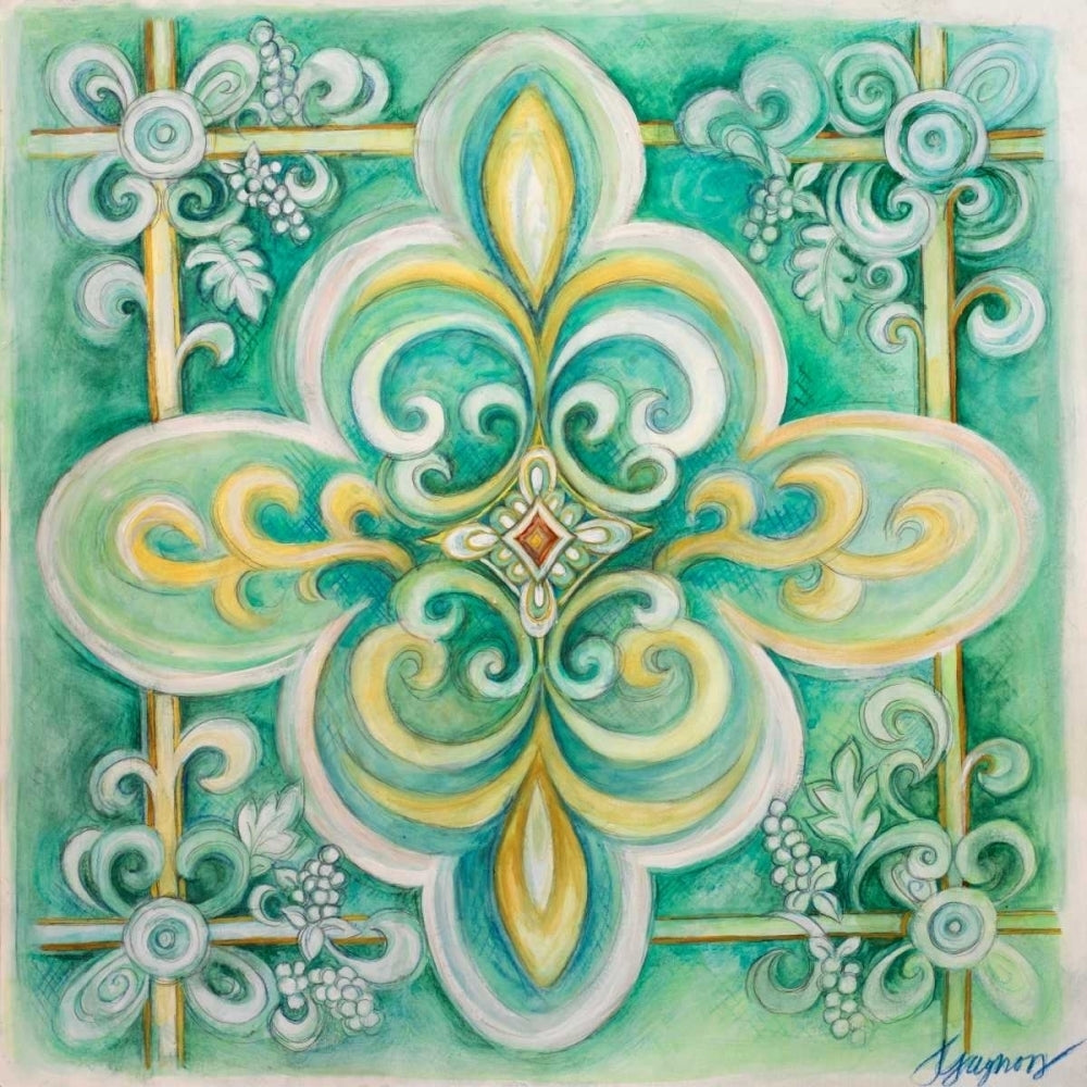 French Medallion III Poster Print by Janice Gaynor Image 1