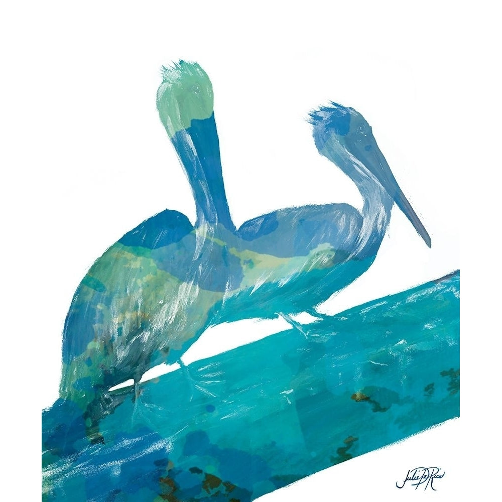 Watercolor Pelican II Poster Print by Julie DeRice Image 1