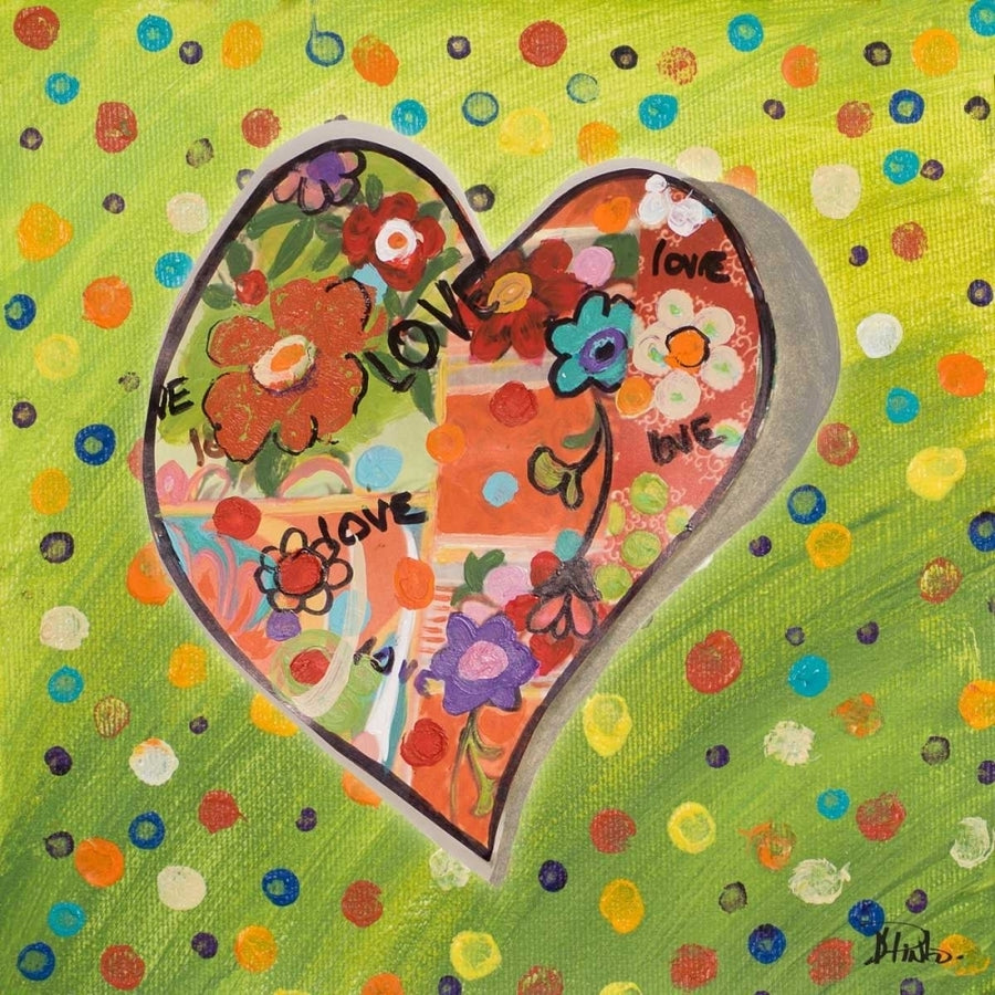 Hearts of Love II Poster Print by Patricia Pinto Image 1