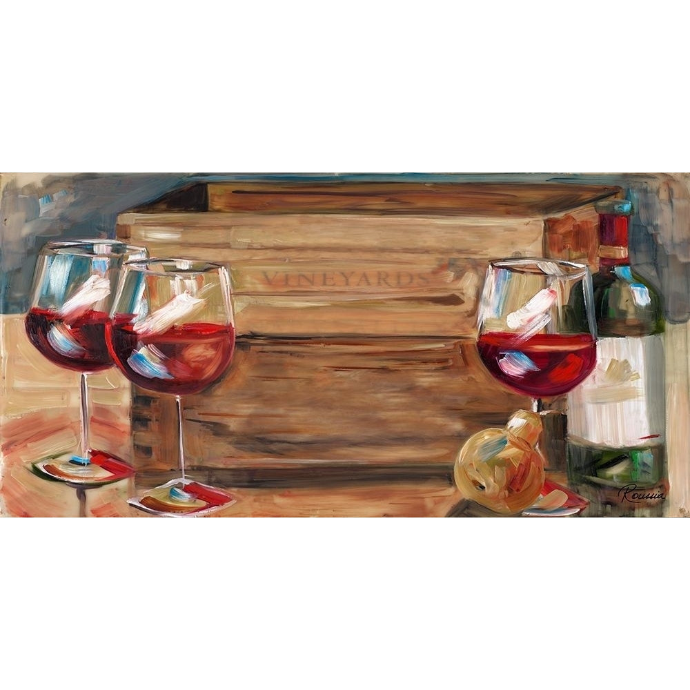 Vineyard Wine Poster Print by Heather A. French-Roussia 10880C Image 1