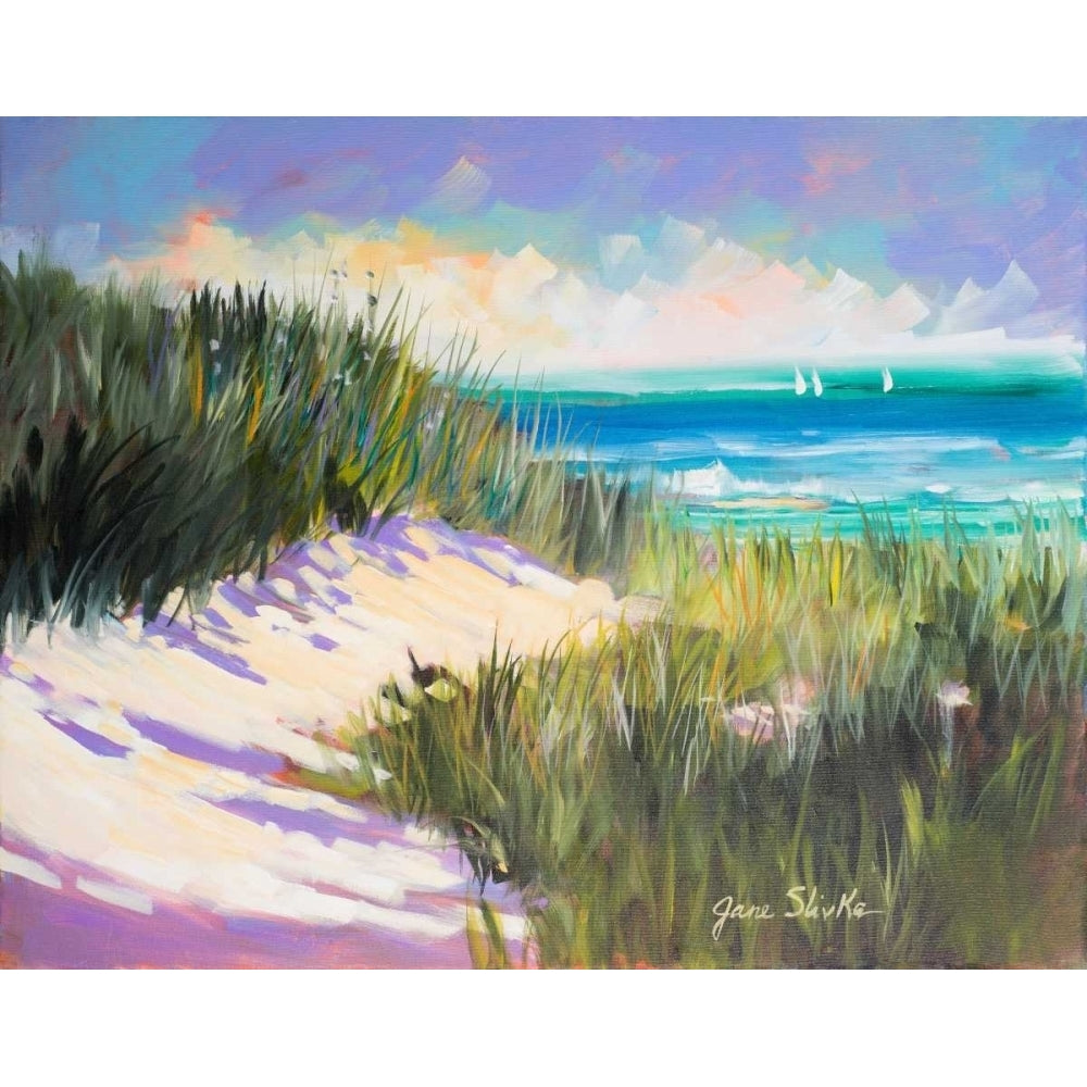 Seagrass Shore Poster Print by Jane Slivka Image 1