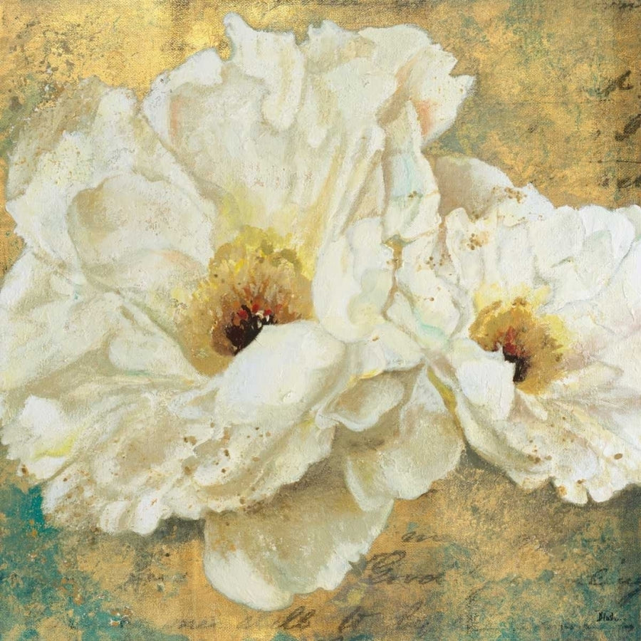 Zuzu Peony Gold II Poster Print by Patricia Pinto Image 1