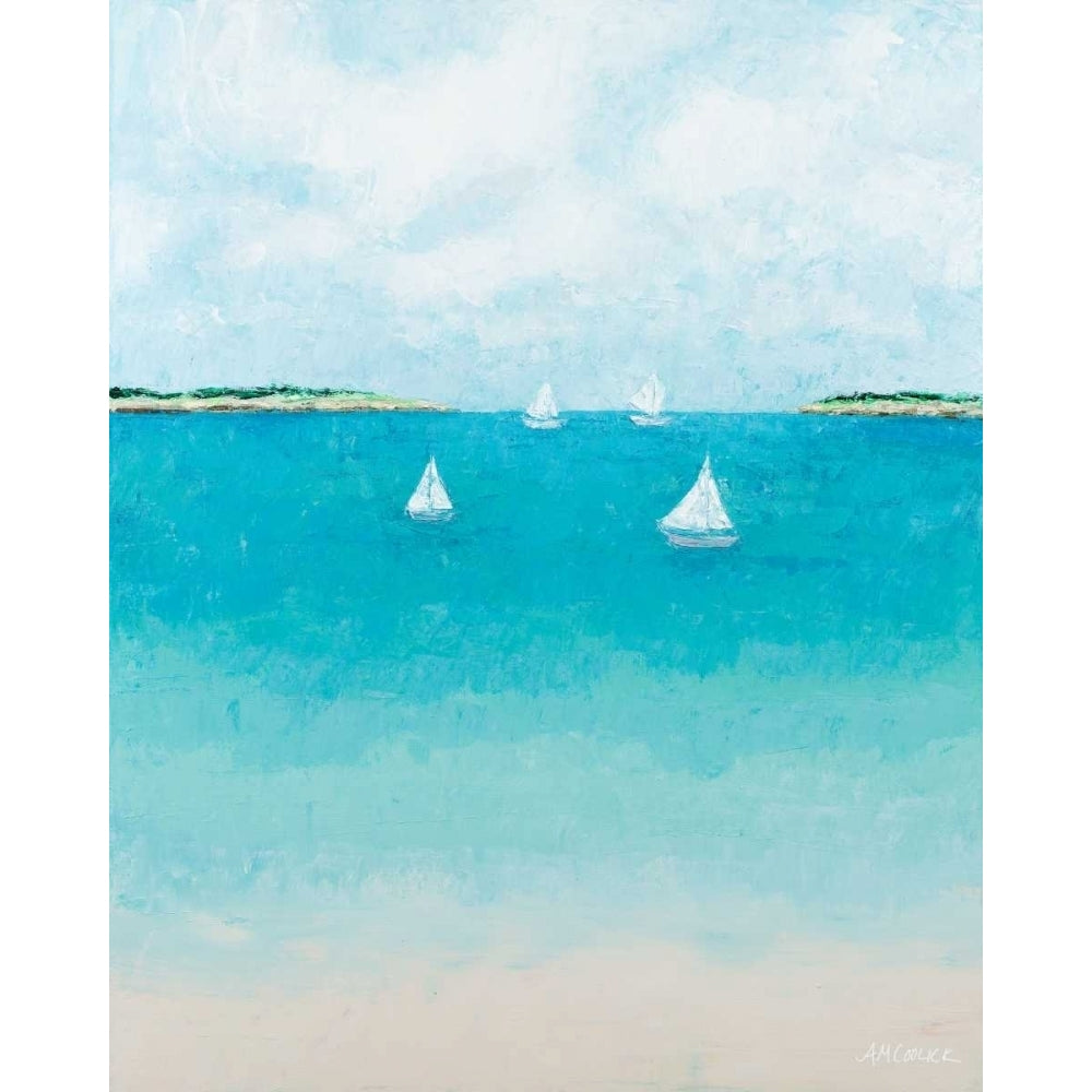 Baby Beach Sailboats Poster Print by Ann Marie Coolick Image 1