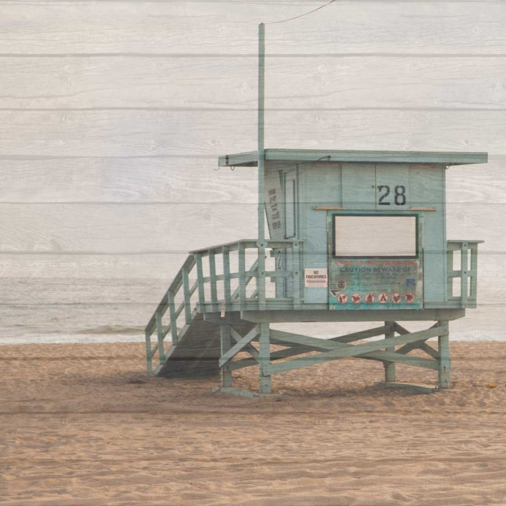 Life Guard White Wash Poster Print by Susan Bryant Image 1