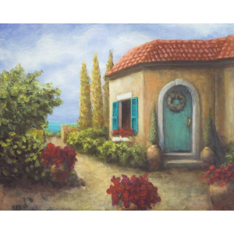 Front Garden Tuscan Dreams II Poster Print by Walt Johnson Image 1