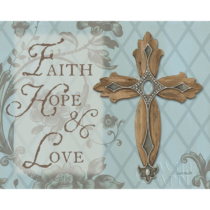 Faith Hope Love Poster Print by Lisa Audit Image 2