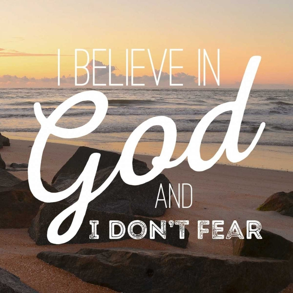 I Believe in God Poster Print by Gail Peck Image 2