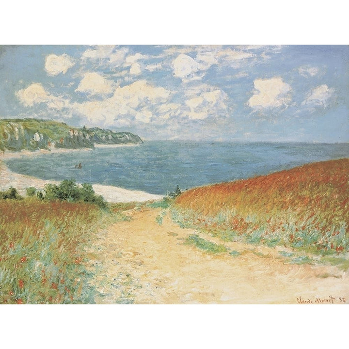 Chemin Dans Les BlS ? Pourville 1882 Poster Print by Claude Monet Image 1