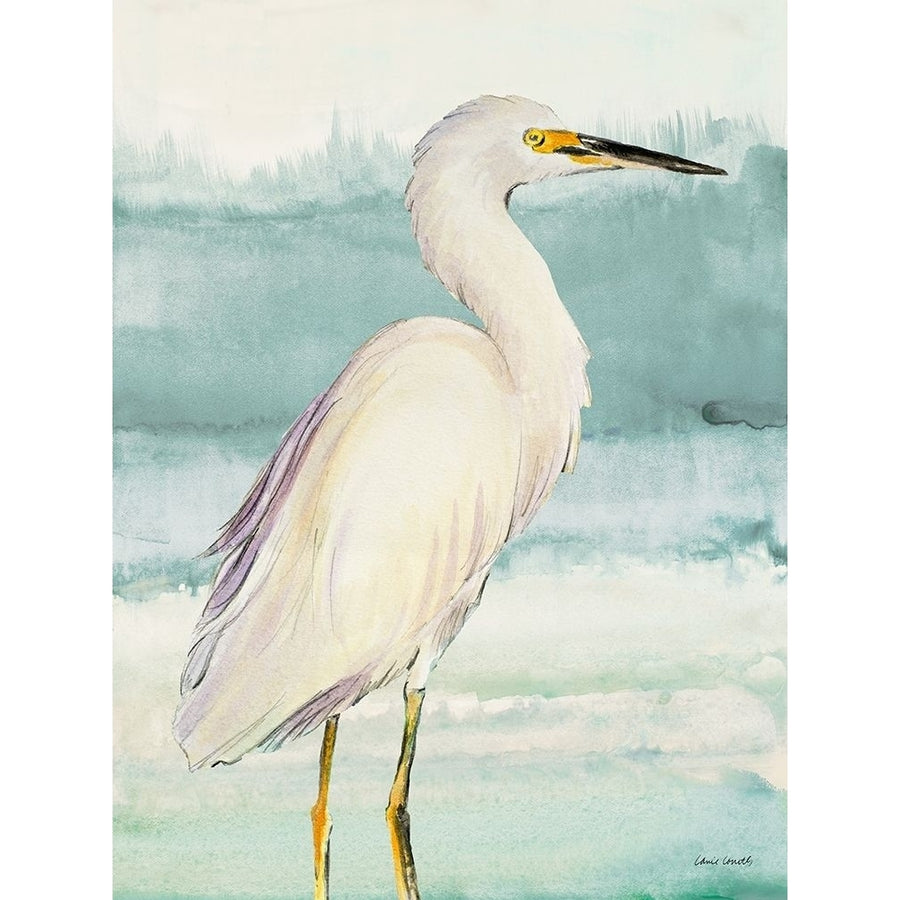 Heron on Seaglass II Poster Print by Lanie Loreth Image 1