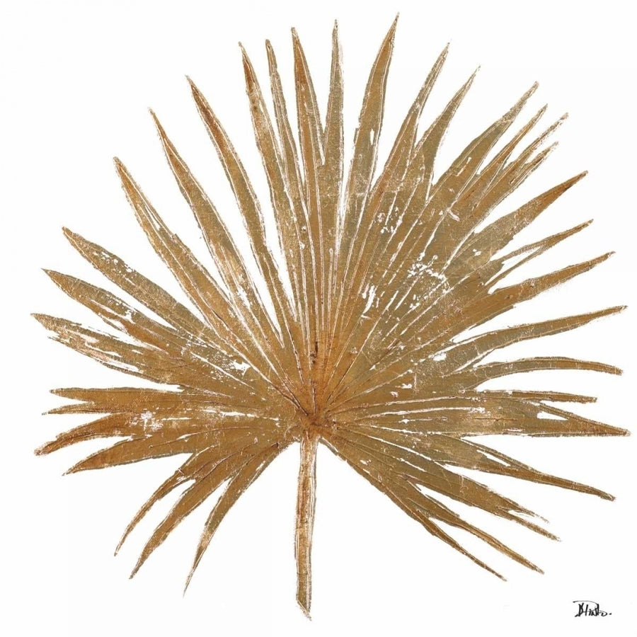 Golden Leaf Palm I Poster Print by Patricia Pinto Image 1