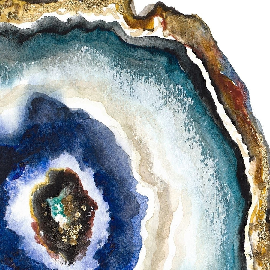 Up Close Agate Watercolor II Poster Print by Patricia Pinto Image 1