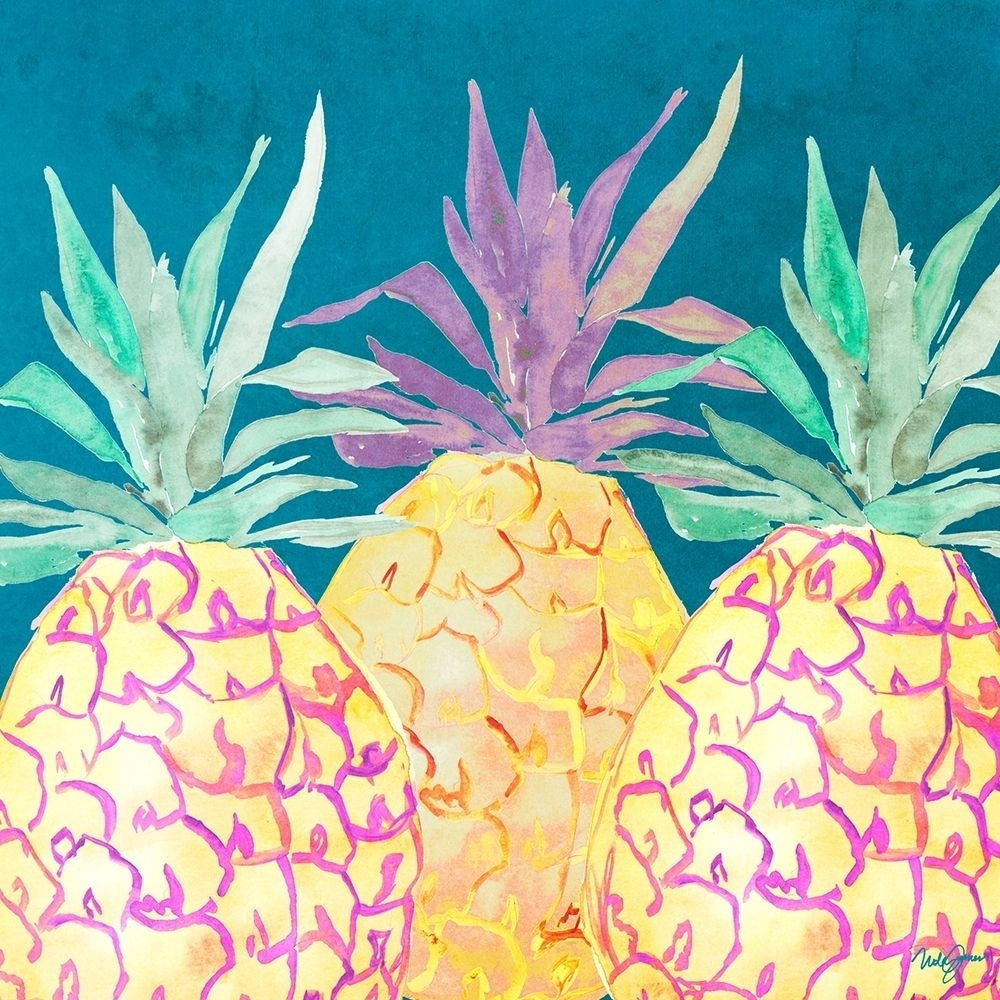 Havana Pineapple Poster Print by Nola James Image 1