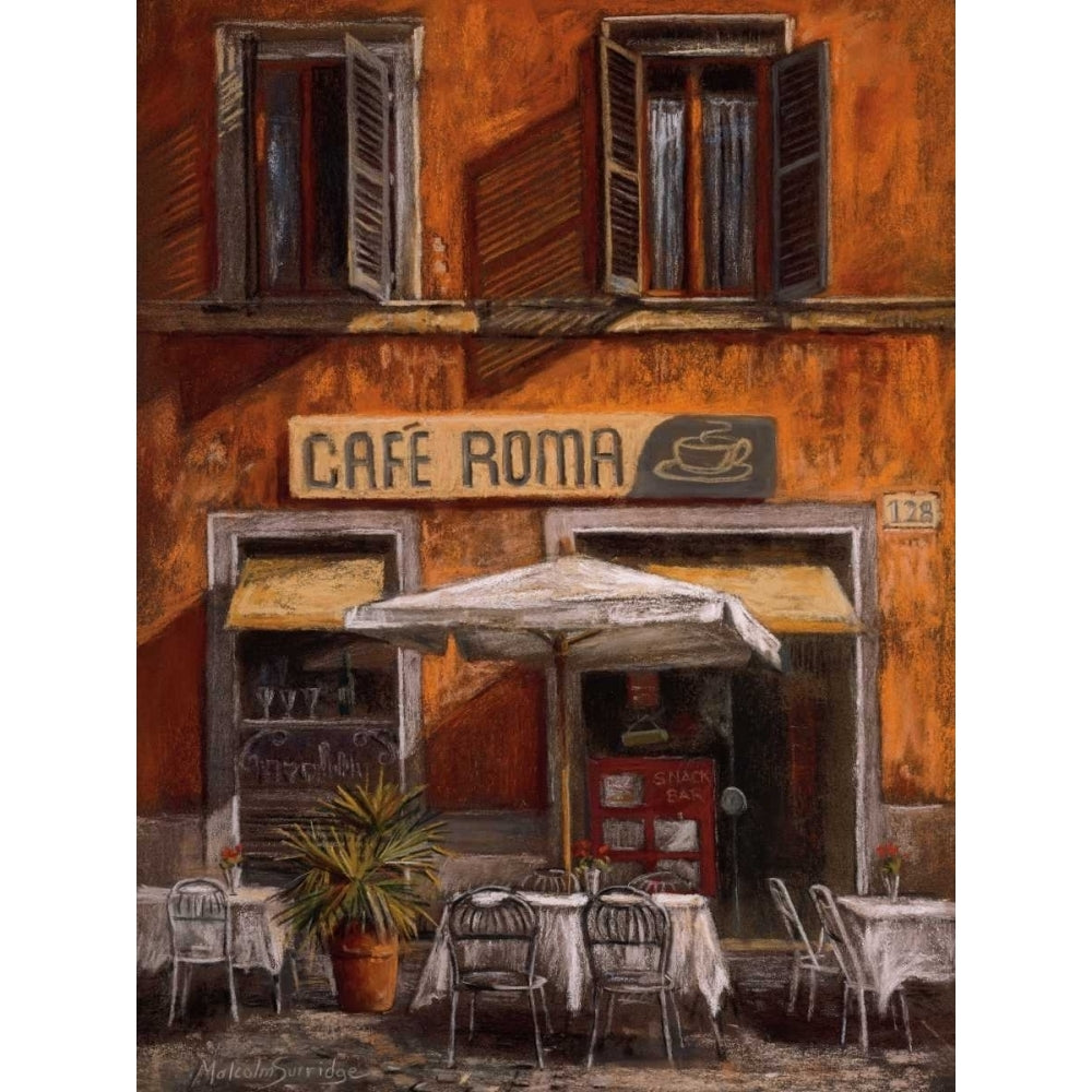 Cafe Roma Poster Print by Malcolm Surridge Image 1