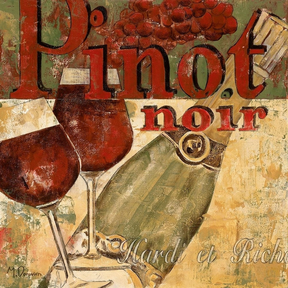 Pinot Noir Poster Print by Maria Donovan Image 2