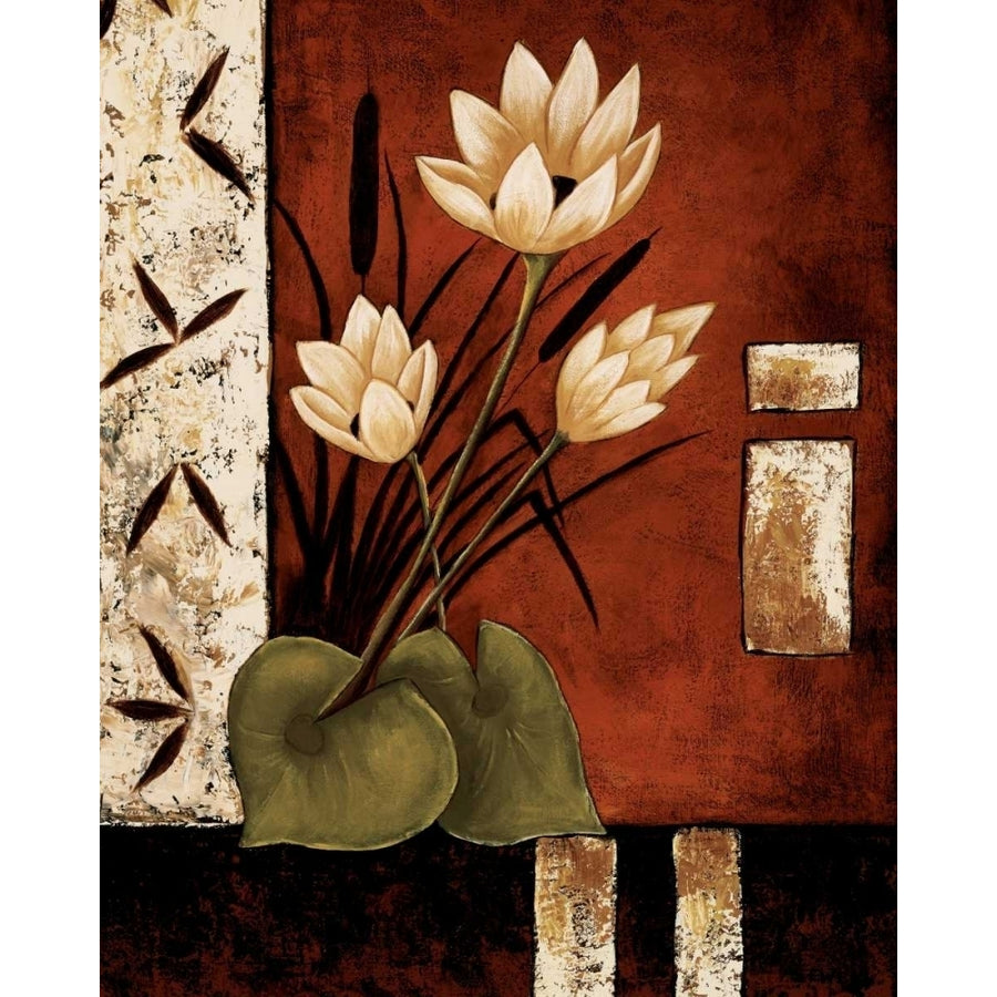 Lotus Silhouette II Poster Print by Krista Sewell Image 1