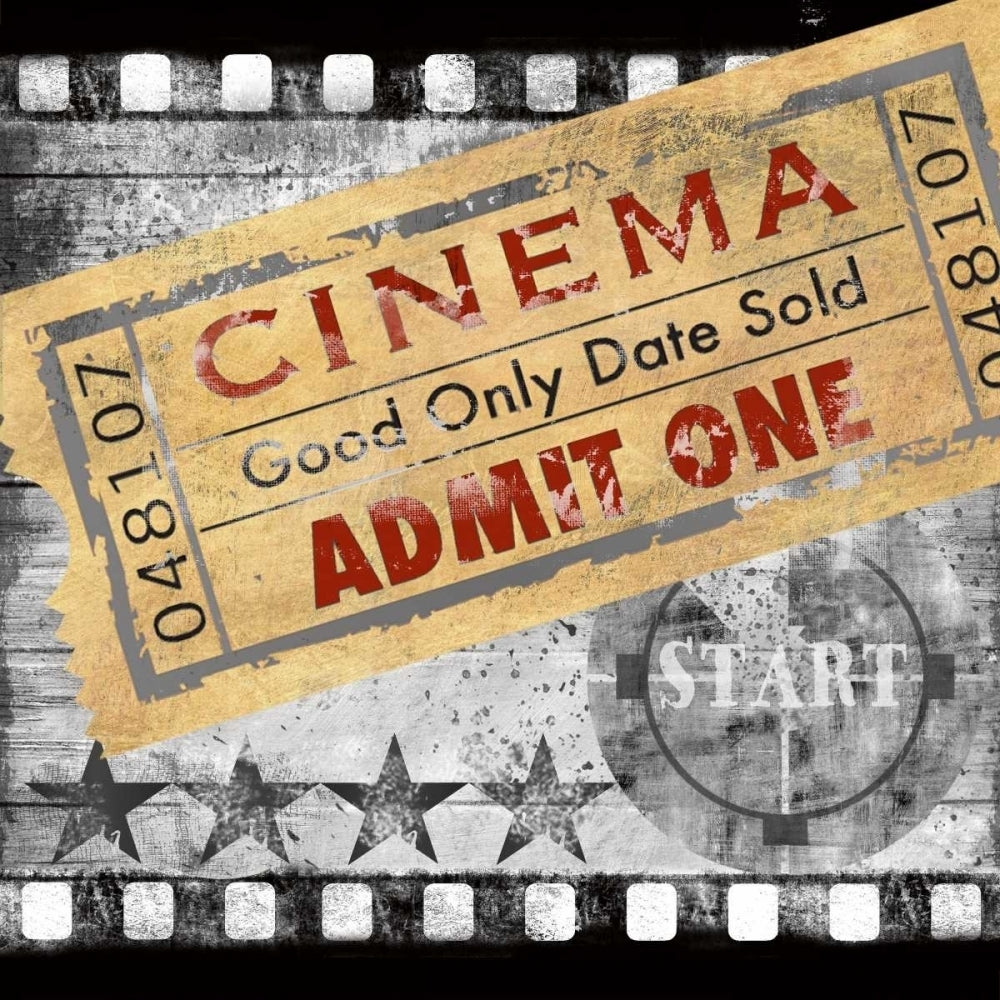 Cinema Poster Print by Conrad Knutsen Image 1