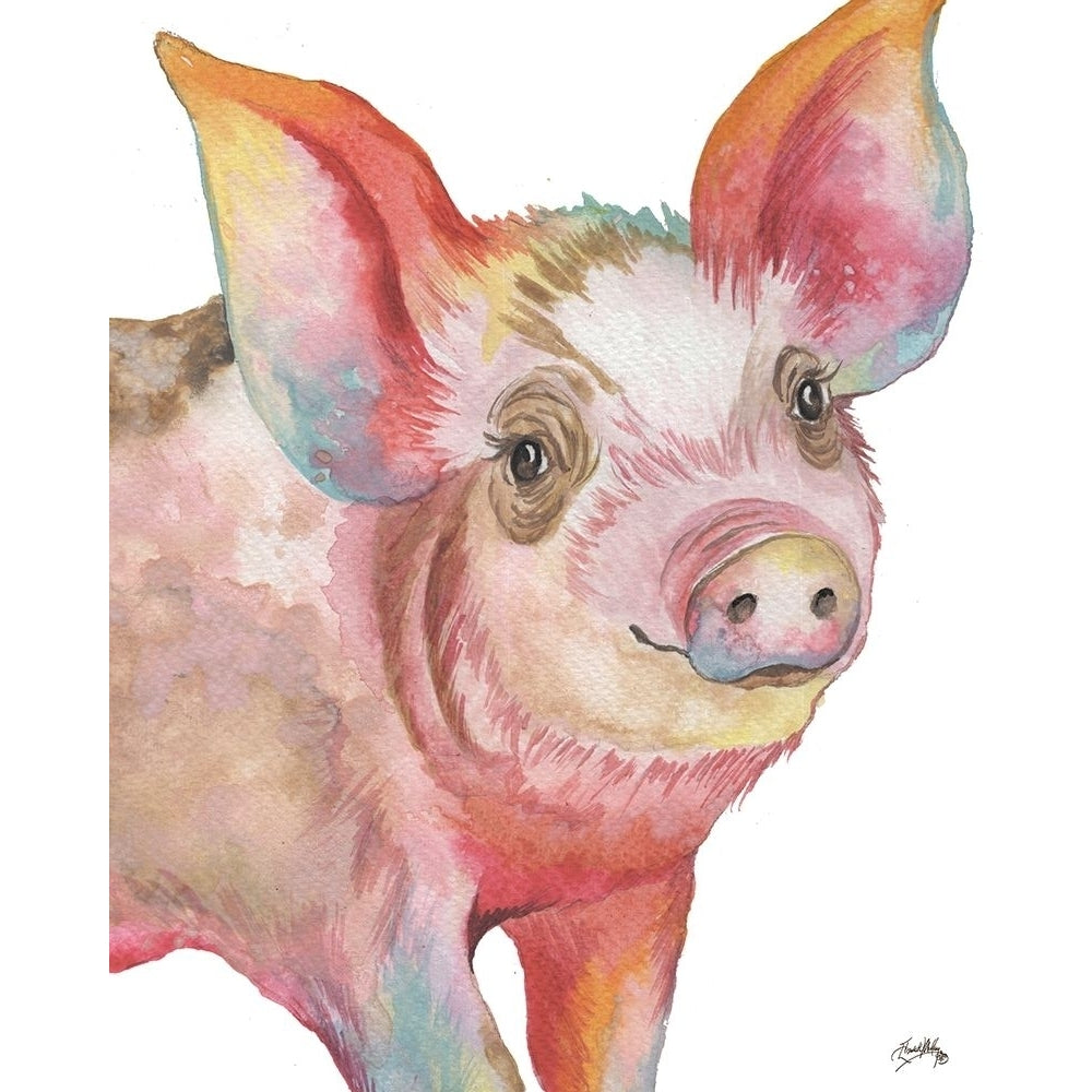 Pig I Poster Print by Elizabeth Medley Image 1