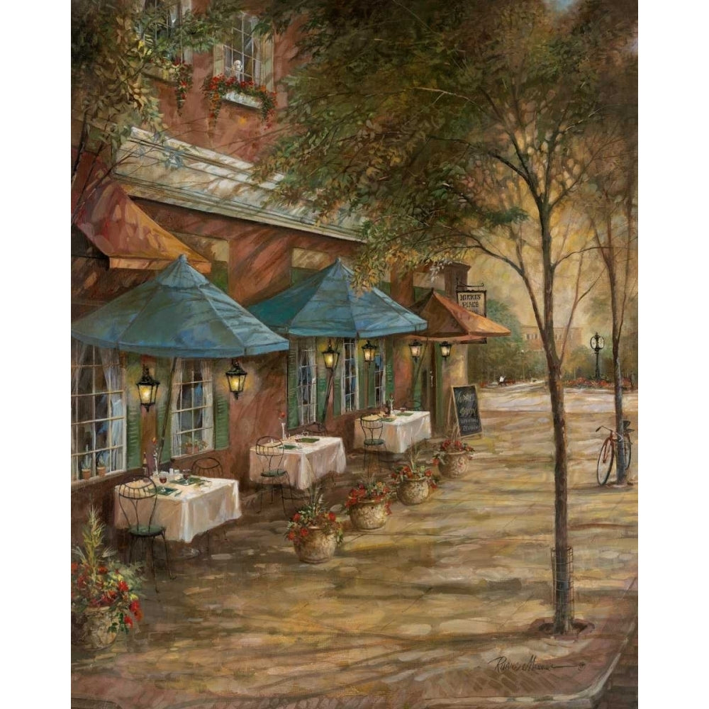 Dinner For Two Poster Print by Ruane Manning Image 1