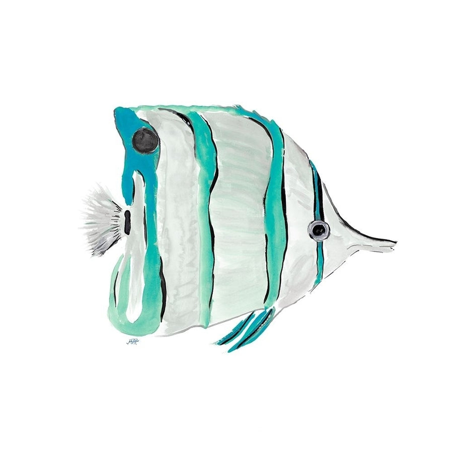 Seafoam Fish I Poster Print by Julie DeRice Image 1